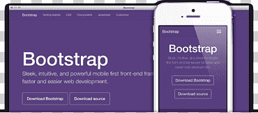 استجابة لتصميم المواقع على شبكة الإنترنت Bootstrap Software framework CSS frame GitHub، Github, أرجواني, أداة, تصميم مواقع الإنترنت png