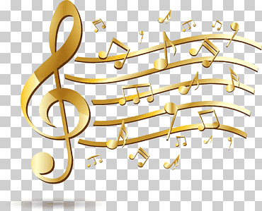 nota musical de la clave del personal, notas musicales, diverso, texto, oro png