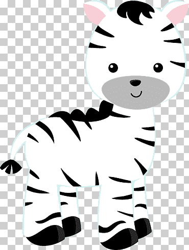 cebra ilustración, cebra león, safari, blanco, mamífero, niño png