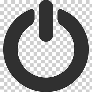 icono de poder, simbolo circulo, poder, interruptores electricos, símbolo de poder, mono general 4 png