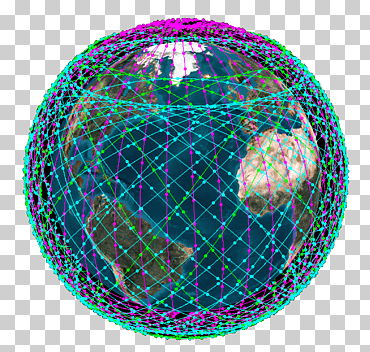 órbita terrestre baja acceso a internet starlink oneweb constelación de satélites, polifacto, simetría, esfera, Internet png