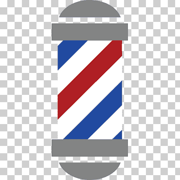 barber  's pole para después de afeitarse barba iconos de computadora, barbero, azul, ángulo, texto png