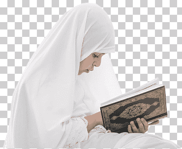 niña sentada mientras lee el Corán, el Corán en línea proyecta el sagrado Corán: texto, traducción y comentario Islam musulmán, Corán del acebo, niño, mueble, brazo png