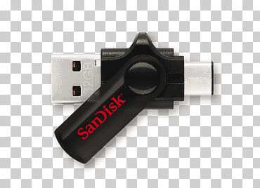 unidades flash usb usb-c memoria de almacenamiento de datos de computadora sandisk, atm pendrive, electrónica, computadora, memoria USB png