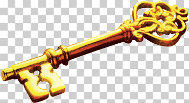 archivo de computadora, llave de oro, marco dorado, riqueza, material png