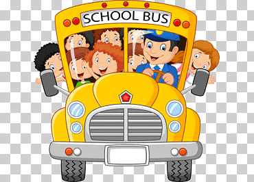 autobús escolar amarillo, autobús, autobús escolar, modo de transporte, ilustrador png