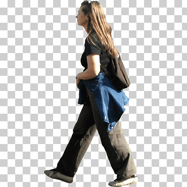 mujer vestida con pantalones negros y blancos y grises, andando, mujer corriendo, sentado hombre, gente, corriendo, silueta png