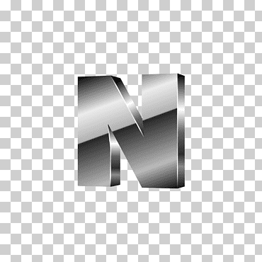 Logotipo gris n, letra m fuente, letras negras plateadas n, ángulo, pelo negro, texto png