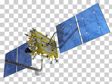 Ilustración de satélite del espacio azul, navegación por satélite glonass, satélite, diverso, ángulo, astronave png