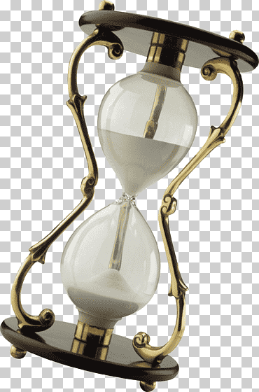 reloj de arena hora del reloj, esperando, medición, hora, metal png