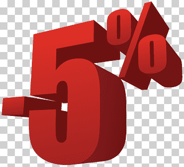 -5% de descuento en la compra de ropa de ventas, 5% de descuento en la venta., texto, etiqueta, logo png