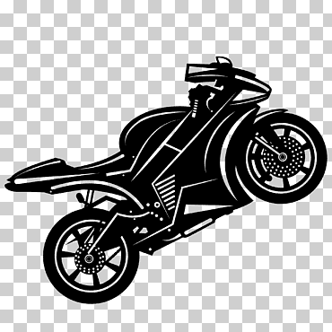rueda de coche motocicleta, motocicleta, caricatura de motocicleta, vector de motocicleta, monocromo png