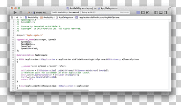 objetivo-c sintaxis destacando programa de computadora xcode darwine, apple, texto, clase, computadora png