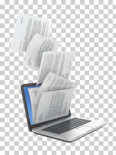 Documentación del sistema de gestión de documentos. Documento electrónico, copia de seguridad., diverso, netbook, computadora png