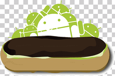 Éclair android eclair android froyo android donut, android, mueble, comida, hierba png