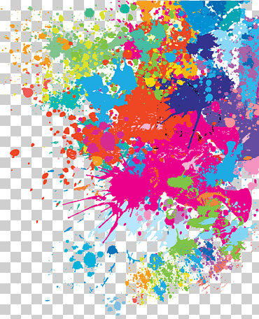 patrón de salpicaduras, pintura abstracta multicolor, pintura de acuarela, tinta, salpicadura de color png