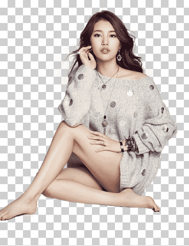 mujer que llevaba ] vestido corto gris con hombros descubiertos, suiza corea del sur big miss un k-pop, una niña coreana, famosos, modelo, kpop png