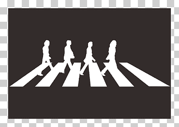 The Beatles Logo 0 Abbey Road, banda de rock, diverso, cdr, blanco png