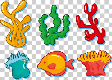 arrecife de coral algas euclidianas, vida marina i, acuático, feliz cumpleaños vector imágenes, Biología Marina png