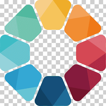 logotipo multicolor, organización de tecnología de la información aprendizaje, elemento ppt creativo, rectángulo, simetría, color png