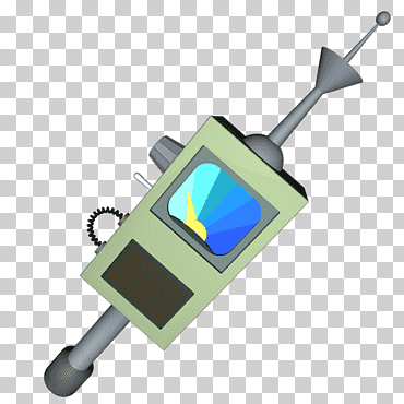 Ilustración de dispositivo gris y verde rectangular, accesorio de electrónica de tecnología de hardware, futurama cool o meter, dibujos animados, emoticon, simpsons png