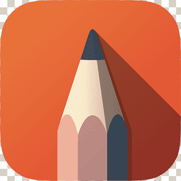 autodesk sketchbook pro aplicaciones de dibujo, android, ángulo, triángulo, naranja png