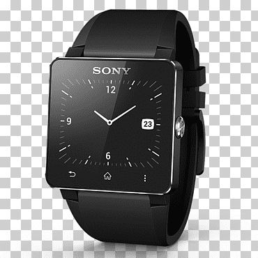 Sony SmartWatch 2 Samsung Gear 2 Android, reloj inteligente, accesorio de reloj, negro, teléfonos móviles png