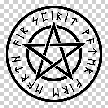 wicca pentagram pentáculo brujería elemento clásico, pentagrama, logo, religión, tierra png