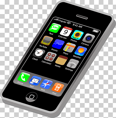 iphone 4 teléfono smartphone, celular, artilugio, electrónica, teléfono móvil png