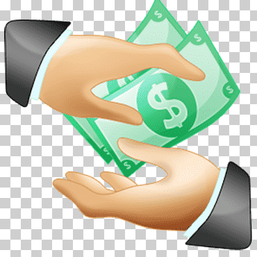 pago dinero salario, sosteniendo la mano del dólar, Servicio, mano, dibujado a mano png