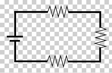 Circuitos en serie y paralelo Circuito electrónico Red eléctrica Diagrama del circuito Corriente eléctrica, Circuito, diverso, ángulo, blanco png