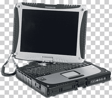 laptop hardbook dell computadora robusta panasonic, laptop, electrónica, netbook, dispositivo electronico png