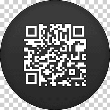 Código qr, símbolo de texto patrón monocromo, código qr, texto, logo, monocromo png