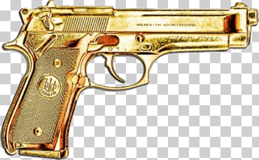 pistola de pistola de oro chapado pistola, oro, oro, munición, pistola png