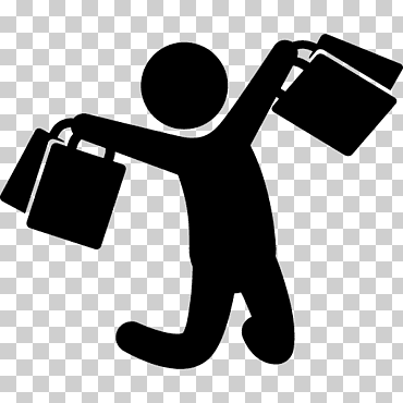 carrito de la compra, carros de la compra, iconos, mano, logo, monocromo png
