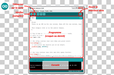 Computer Software Computer program Arduino Integrated development environment, interface, text, computer, computer Program png