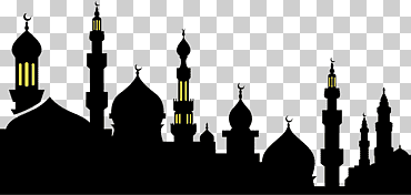 Ramadán actividades eid al-fitr islam eid mubarak, ramadán, silueta de la ilustración de la mezquita, vacaciones, Eid al-Adha, horizonte png