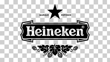 Logotipo de Heineken, cerveza Budweiser Heineken International Corona, Heineken, texto, logo, monocromo png