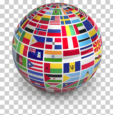 banderas del mundo de la tierra del mundo, globo, diverso, bandera, globo png