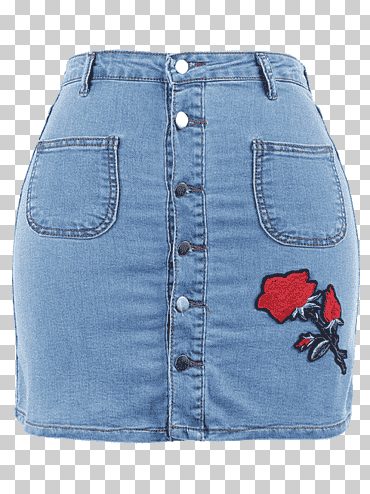 Jeans denim falda moda, jeans, azul, gucci, talla extra png