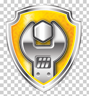 logotipo de llave abierta gris, bulldog escombros juguete ingeniería arquitectónica etiqueta de mascota, patrulla, pata, logo, proteger png