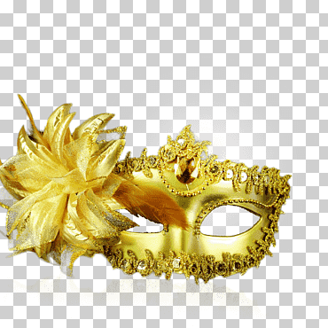 máscara bola de oro con los ojos vendados, máscara, mascarillas, mascara facial, máscara de carnaval png