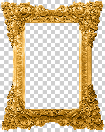 marco dorado, marco dorado, patrón de marco, cuadro png