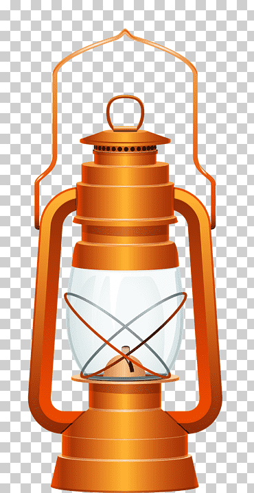 Ilustración de linterna de queroseno naranja, lámpara de linterna, hollybook ramadan kareem, naranja, vela, cámping png