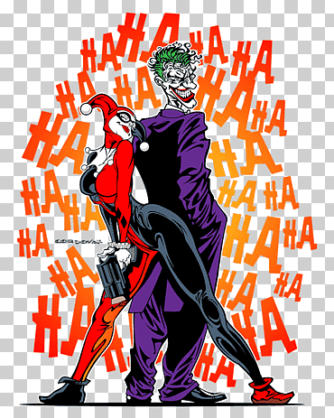 harley quinn joker batman robin comics, ja ja, libro de historietas, póster, personaje de ficción png