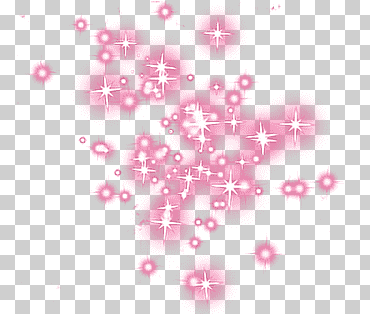 Ilustración de estrellas rosadas, purpurina rosa, diverso, púrpura, corazón png