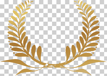 emblema de la planta de oro, hoja, atmósfera, logo png