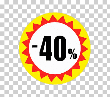 -40% ilustración, 40% descuento., diverso, carteles de descuento, ilustración png