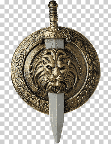 espada y escudo, gladiador espada escudo traje de combate, espada escudo archivo, adulto, metal, tipos de espadas png
