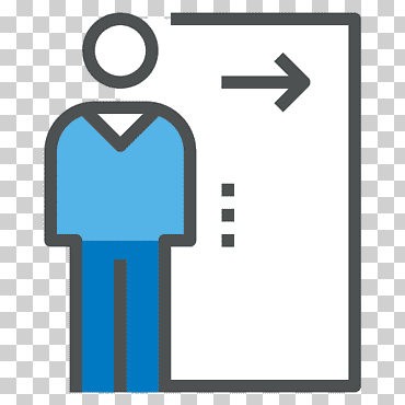 administración de iconos de computadora nuevos horizontes centros de aprendizaje de computadora empleado compromiso comercial, icono de salida, diverso, azul, ángulo png